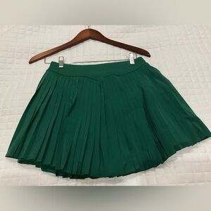 Bad Birdie Double Down Knife Pleat Skort Medium